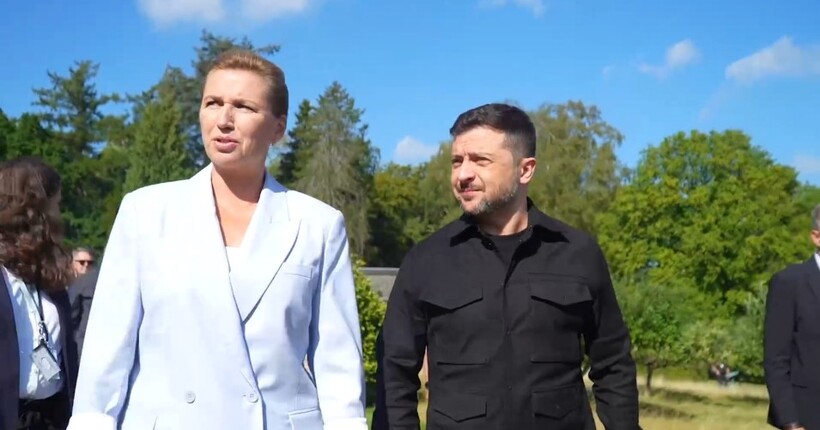 Зеленський прокоментував візит до Данії: Переговори з Фредеріксен про безпеку, зброю та санкції проти рф