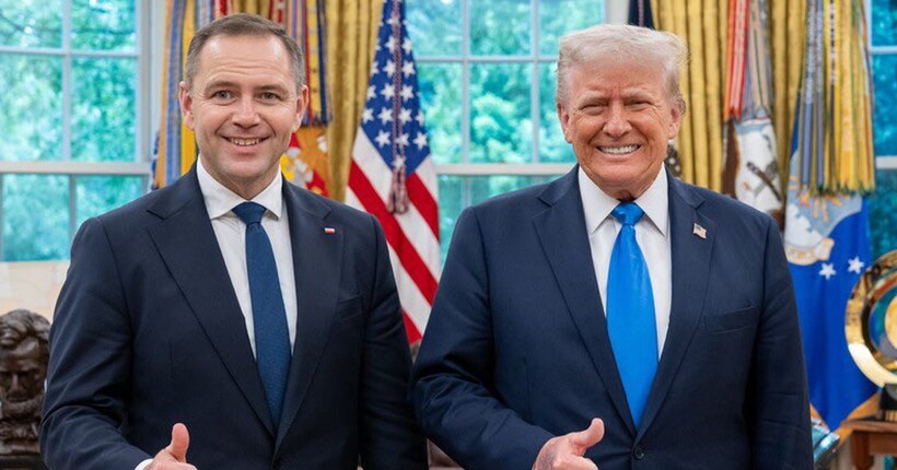 Польський президент Навроцький зустрівся з Трампом попри конфлікт із урядом Туска
