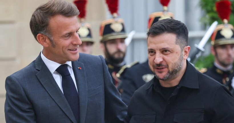Макрон під час зустрічі з Зеленським сказав коли Європа буде готова надати гарантії безпеки