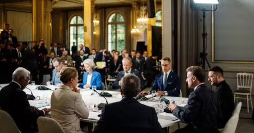 Розпочався відеодзвінок Трампа з Зеленським та лідерами Європи
