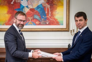 Новий посол Норвегії Ларс Хансен розпочав роботу в Україні