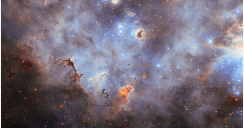 Телескоп Hubble зафіксував область зореутворення в галактиці-сусідці Чумацького Шляху