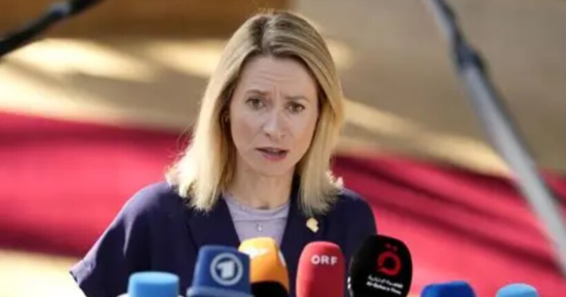 Каллас анонсувала посилення санкції проти рф після навмисного запуску дронів по Польщі