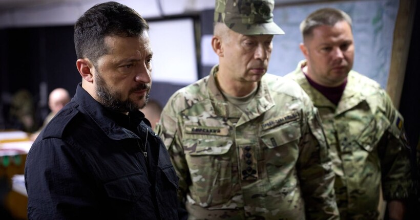 Зеленський зустрівся з оборонцями, які відбивають окупантів на Добропільському напрямку та в Мирнограді
