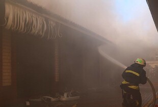 Надзвичайники ліквідували пожежу, яка сталась на ринку у Дніпрі (фото)