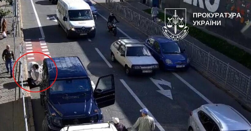 Водій Mercedes побив велосипедиста у Києві через зауваження: подробиці