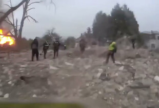 Поліція показала перші хвилини після ракетного удару на Львівщині (відео)