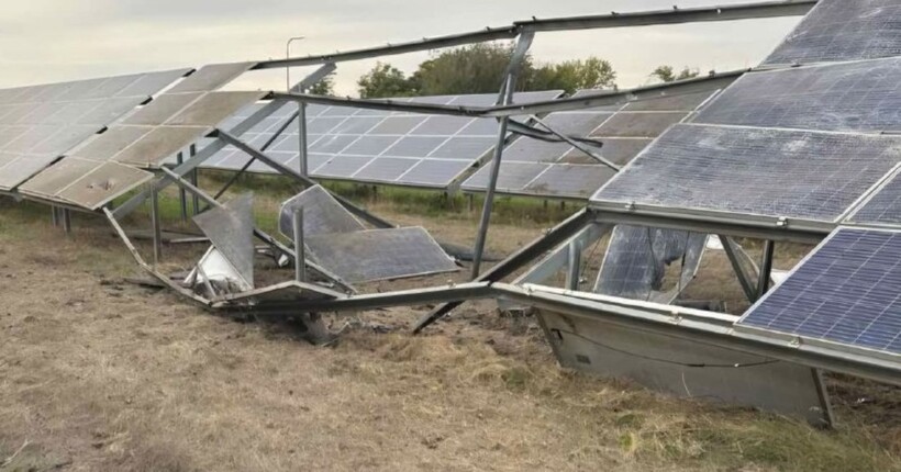 Окупанти пошкодили сонячні панелі на Дніпропетровщині: в небі над регіоном було знищено шість БпЛА