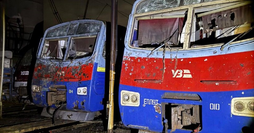 Росіяни атакували залізничну інфраструктуру у Полтаві: фото наслідків удару