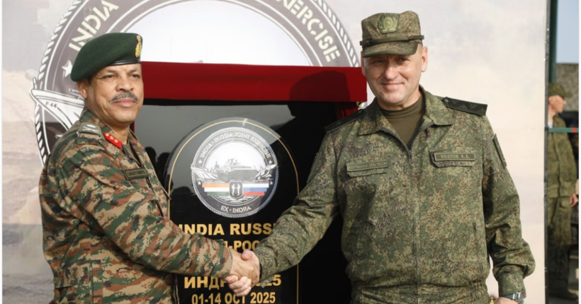 росія та Індія проводять спільні військові навчання 