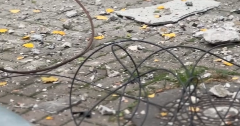 У Сумах зафіксовано три влучання ворожих дронів - один поцілив у багатоквартирний будинок