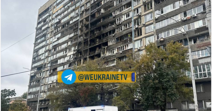 Дев'ять постраждалих та пожежа в багатоповерхівці: наслідки нічної атаки на Київ