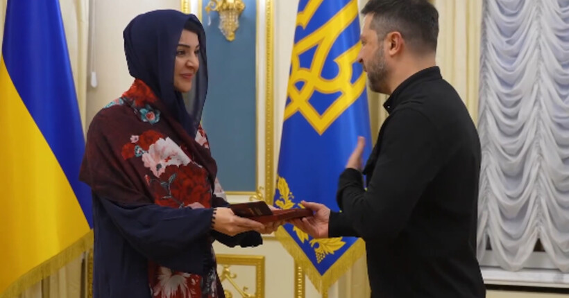 Зеленський відзначив Рім Аль Хашимі орденом княгині Ольги І ступеня