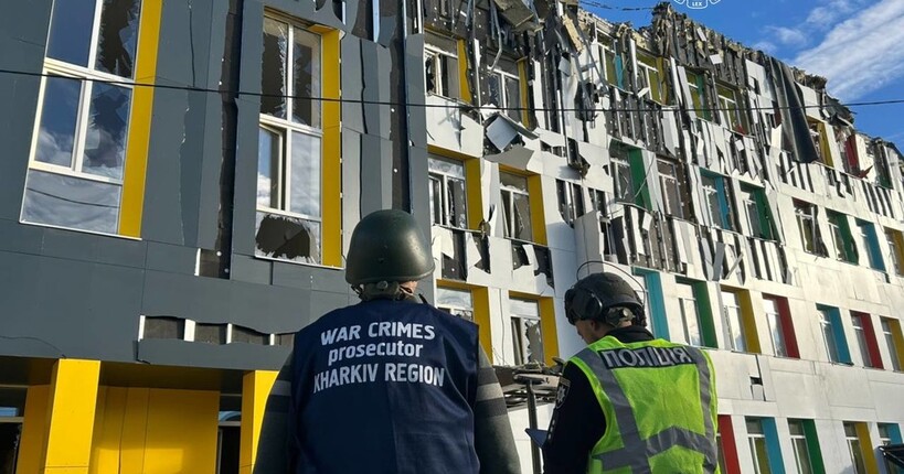 Удар по навчальному закладу у Чугуєві: серед постраждалих - дитина (фото)