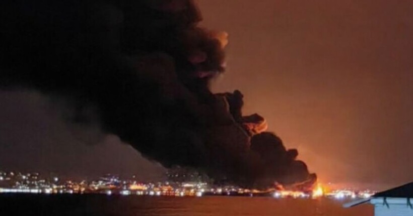 У ВМС розповіли про дефіцит пального в Криму після атаки на нафтобазу у Феодосії