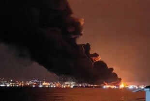 У ВМС розповіли про дефіцит пального в Криму після атаки на нафтобазу у Феодосії