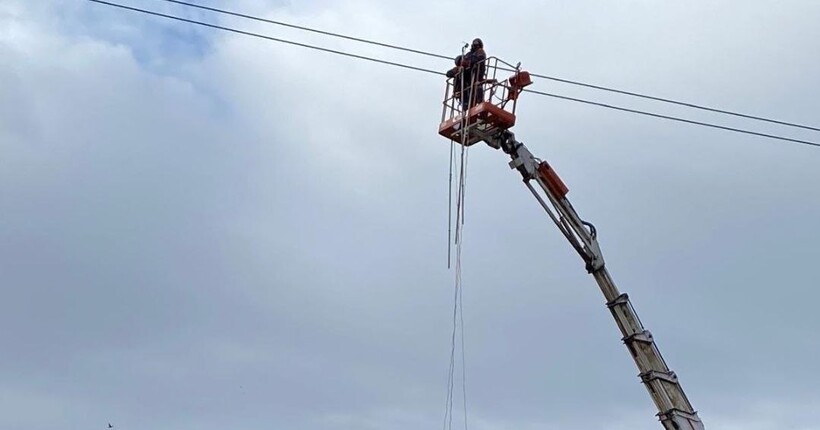 Розпочався ремонт ліній електропередач до ЗАЕС: оголошено точкове припинення вогню