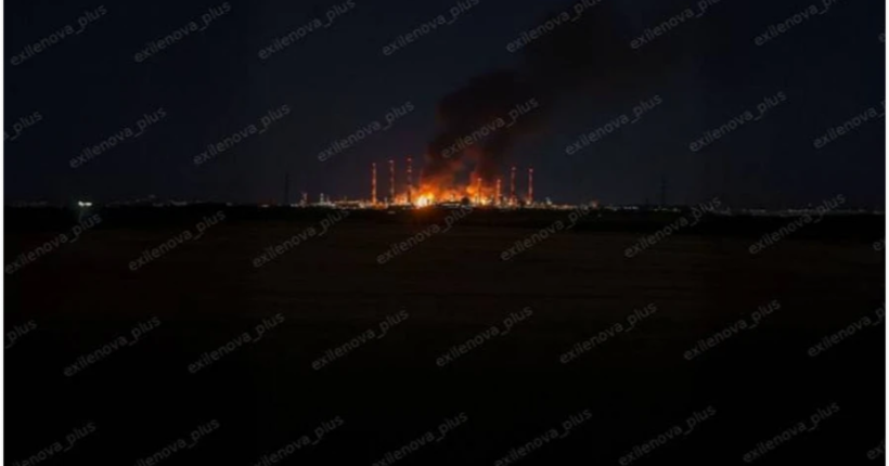В Оренбурзькій області рф повідомили про атаку дронів на газовий завод