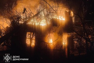 Удари по Слов'янську: у ДСНС показали, як ліквідовували пожежі (фото)