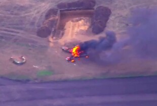 В СБУ показали, як спалили ще два літака ворога на ТОТ (відео)