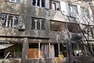 В ОВА показала кадри російського удару по дитячій лікарні у Херсоні (відео)