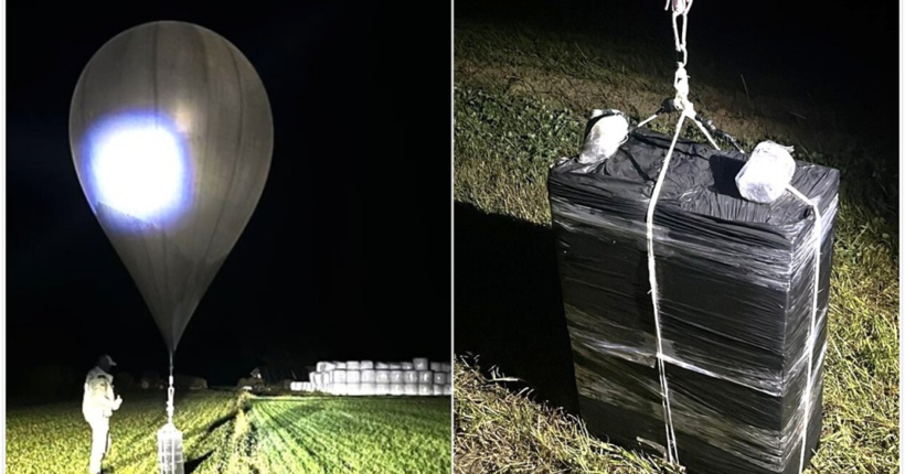 У Литві затримали чотирьох осіб через контрабанду сигарет повітряними кулями з Білорусі