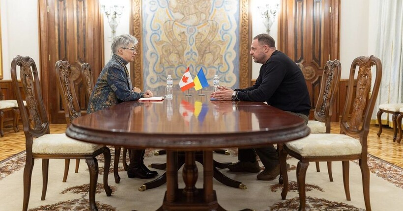Єрмак зустрівся з послом Канади в Україні: поговорили про захист критичної інфраструктури