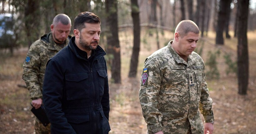 Зеленський відвідав позиції 25-ї Січеславської бригади поблизу Покровська