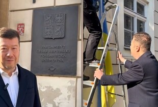 В Чехії новий спікер парламенту зняв український прапор із будівлі Палати депутатів
