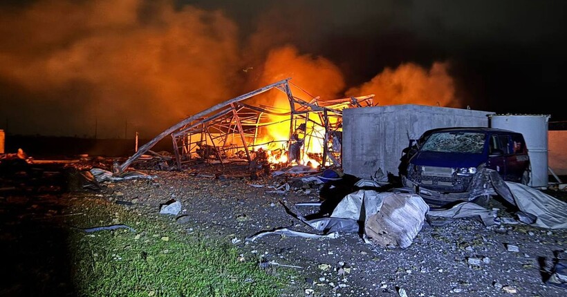 На Одещині через атаку російських дронів пошкоджено об’єкти енергетики та адмінбудівлю