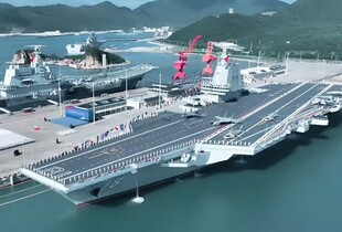 Китай ввів в експлуатацію третій авіаносець (відео)