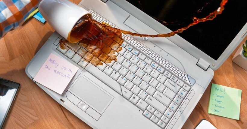 Що робити, якщо пролили воду чи каву на клавіатуру