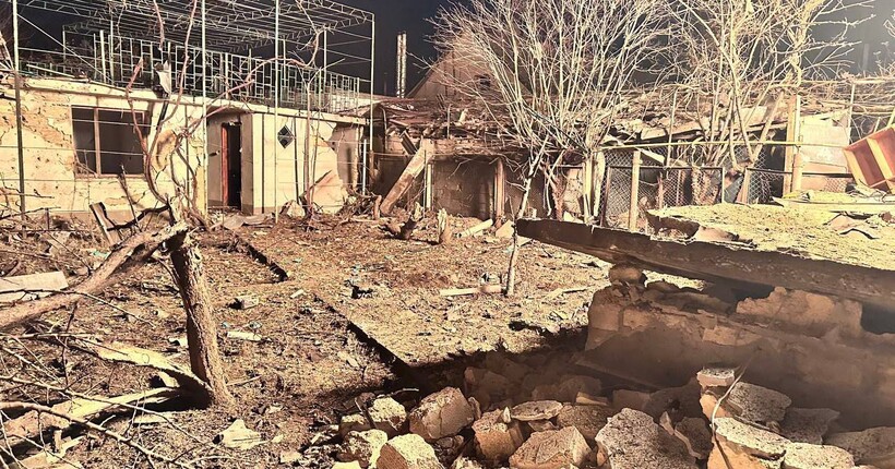 Армія рф вночі атакувала Одещину: пошкоджено газову трубу та житлові будинки