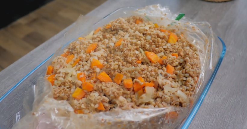 Гречка з м'ясом в рукаві - ідеальний рецепт вечері для зайнятих господинь