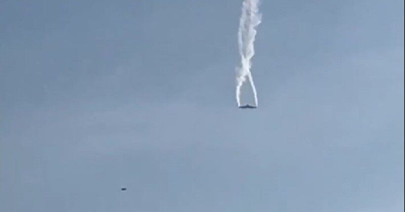 На кордоні Грузії та Азербайджану розбився військовий літак Туреччини (відео)