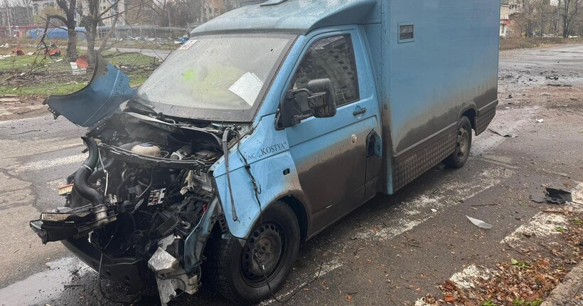 Росіяни дроном атакували автівку Костянтинівської МВА: двоє працівників поранено