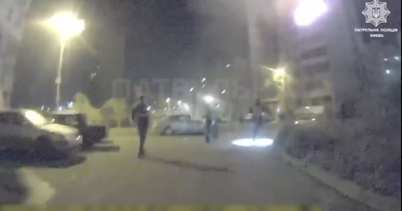 Атака на Київ: в МВС показали кадри з перших хвилин після удару (відео)