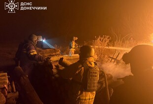 У ДСНС показали кадри трьох пожеж на Донеччині: причини займань різні (фото)