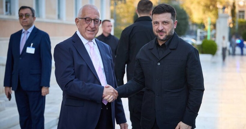 У Греції Зеленський провів зустріч з президентом парламенту Какламанісом