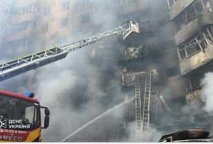 ДСНС: у повітрі Тернополя після ракетного удару немає небезпечних хімічних речовин