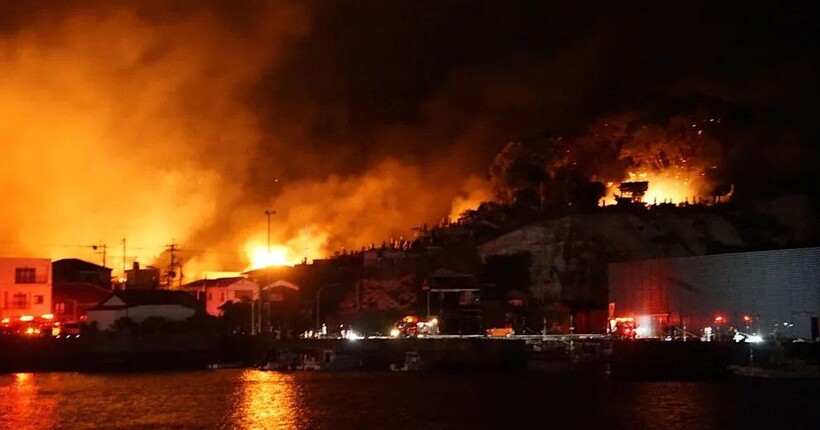 У Японії масштабна пожежа знищила понад 170 будівель: вигорів цілий район міста