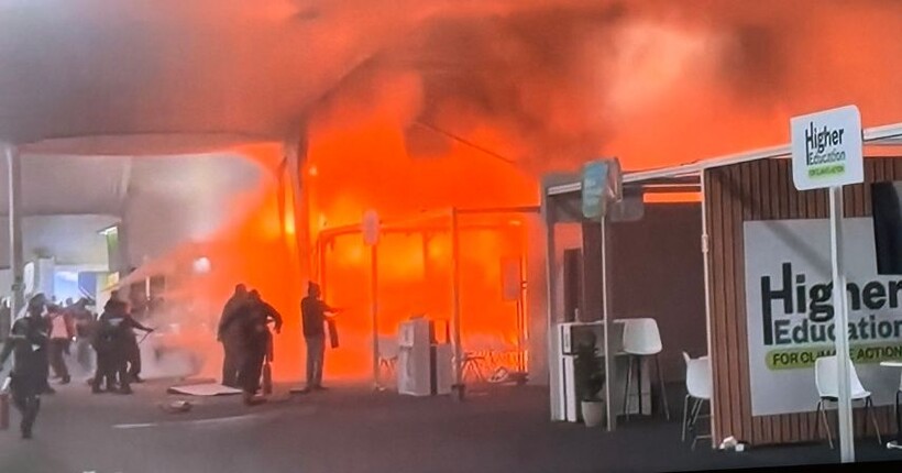 У Бразилії на кліматичному саміті COP30 сталась пожежа (відео)