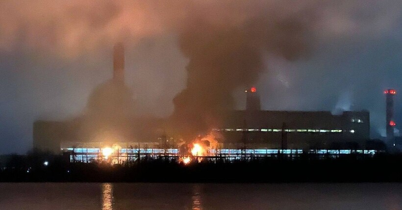 Дрони атакували Шатурську ДРЕС у Московській області: виникла пожежа