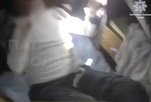 Атака на Київ: у поліції показали кадри з перших хвилин обстрілу (відео)