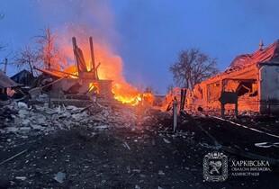 Росіяни вдарили по Харківщині: є загиблий, спалахнула пожежа 