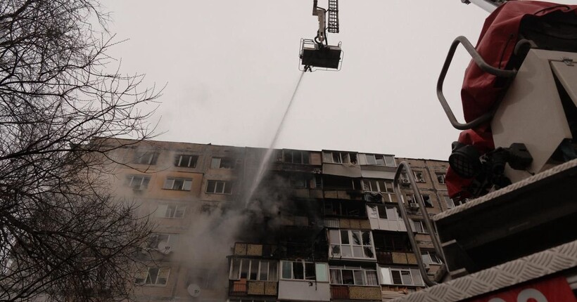 Нічна атака на Київ: окупанти завдали ударів по семи районах столиці