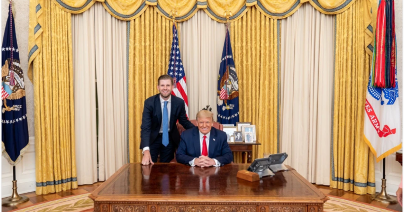 Син Трампа анонсував передпродаж горілки під брендом Trumpvodka