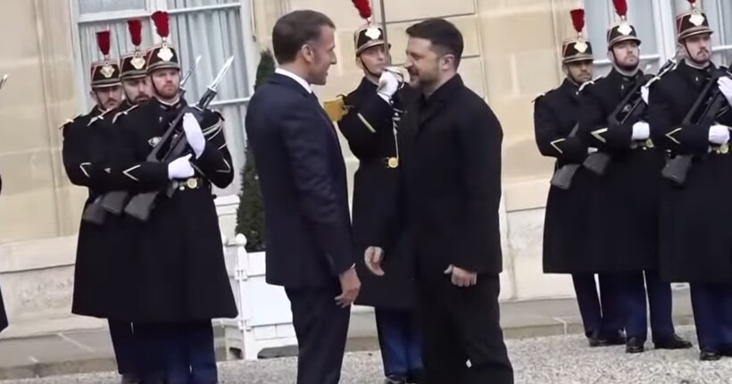 Зеленський прибув у Єлисейський палац (відео)