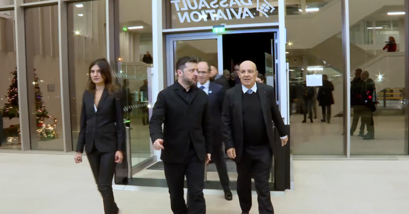  Зеленський зустрівся з президентом авіакосмічної компанії Dassault Aviation