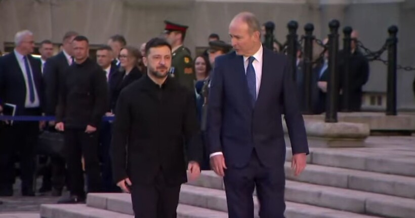 Зеленський зустрівся з прем’єром Ірландії Мікхолом Мартіном (відео)